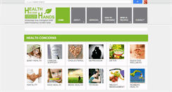 Desktop Screenshot of healthinourhands.com.au